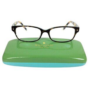 Kate Spade Lucyann Eyeglasses Rectangular Brown Tortoise Frame 51-18-135 + Case
